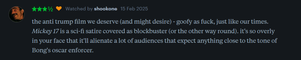 review Mickey 17 letterboxd 3