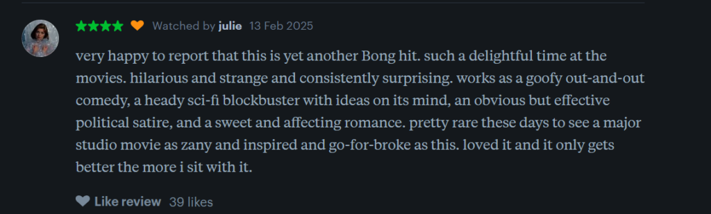 review mickey 17 letterboxd 5